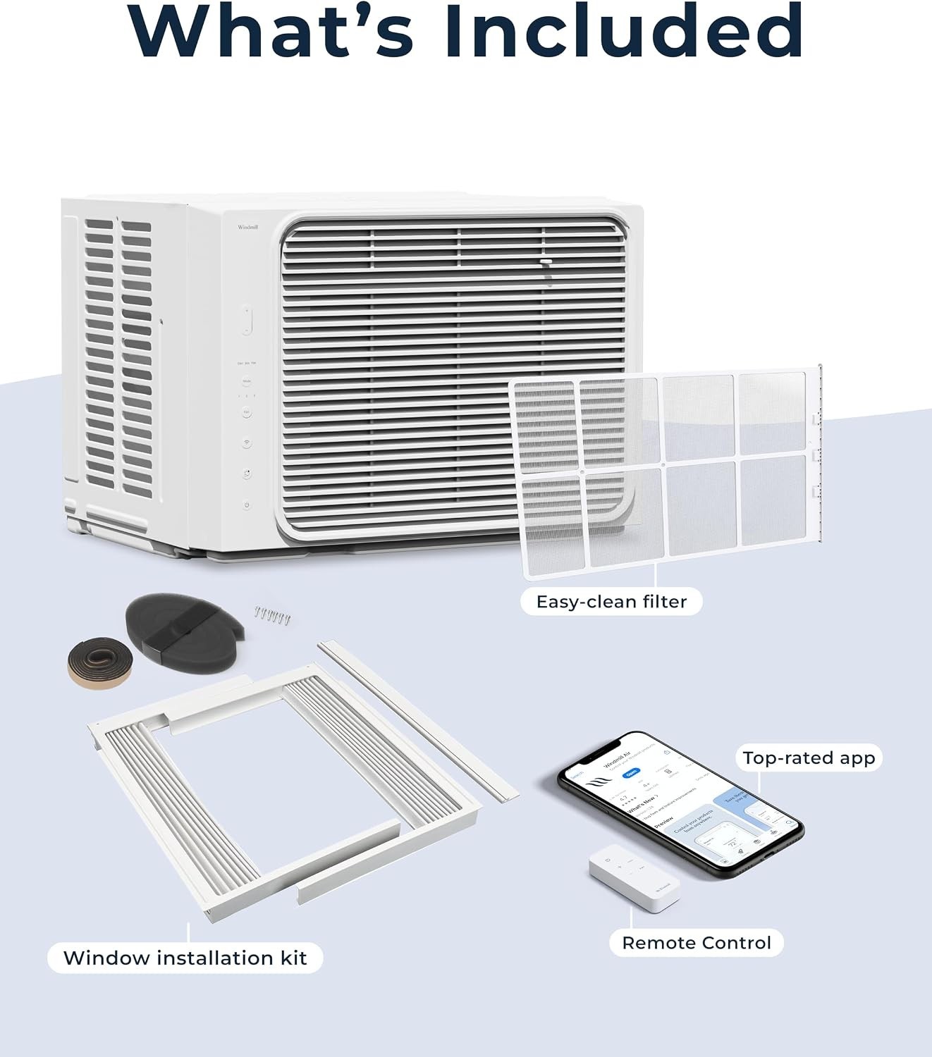 Windmill 6,000 BTU Window Air Conditioner, Lite Series, 06W11