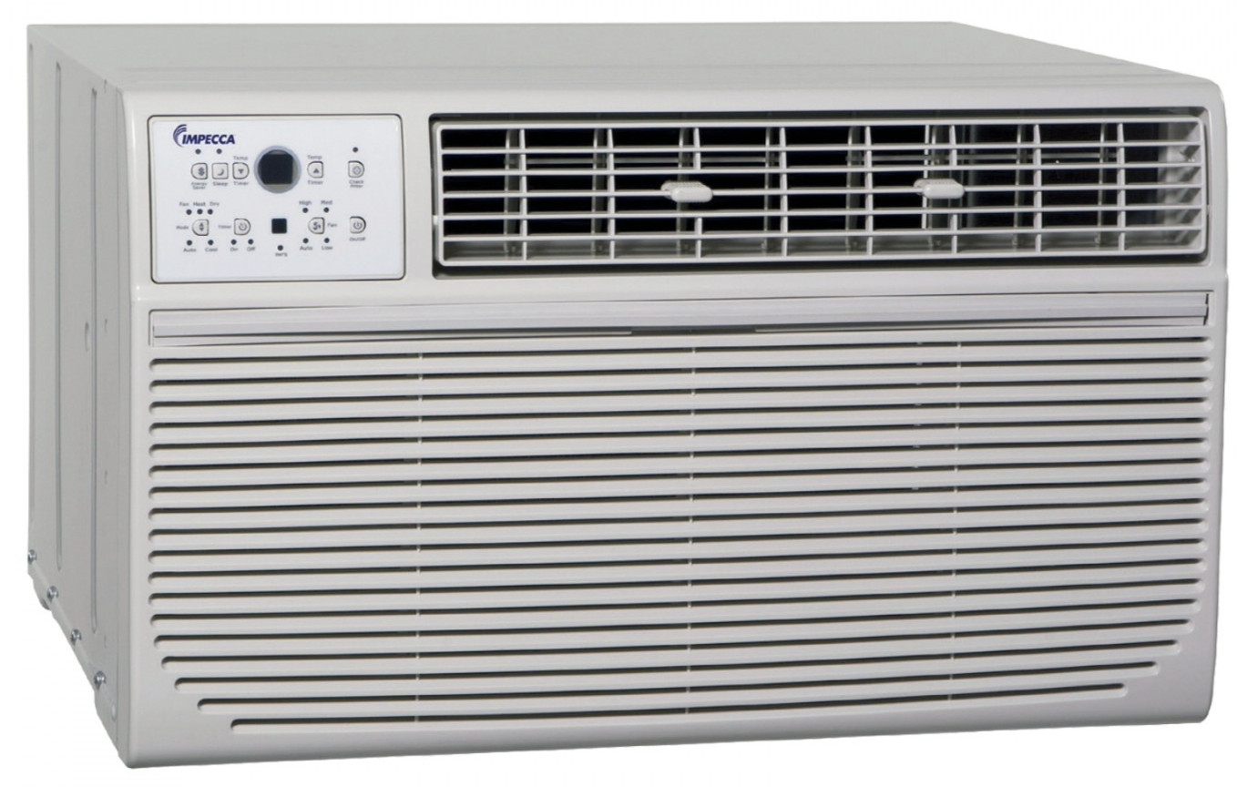 IMPECCA 10,500BTU Through-The-Wall Air Conditioner, Remote, 230V, E-Star #1 COLD