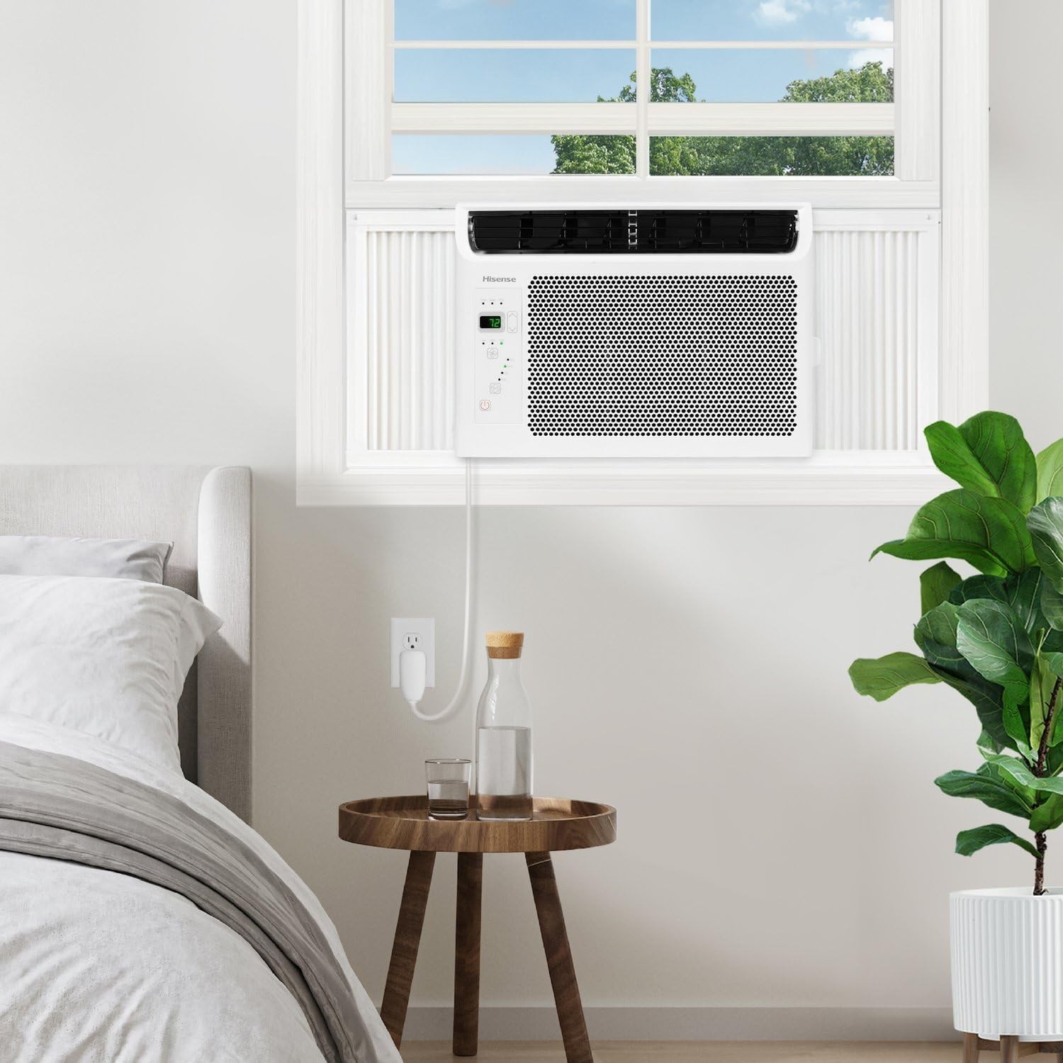 6000 BTU Window Air Conditioner Unit for Bedroom Garage Single Living Room, S…