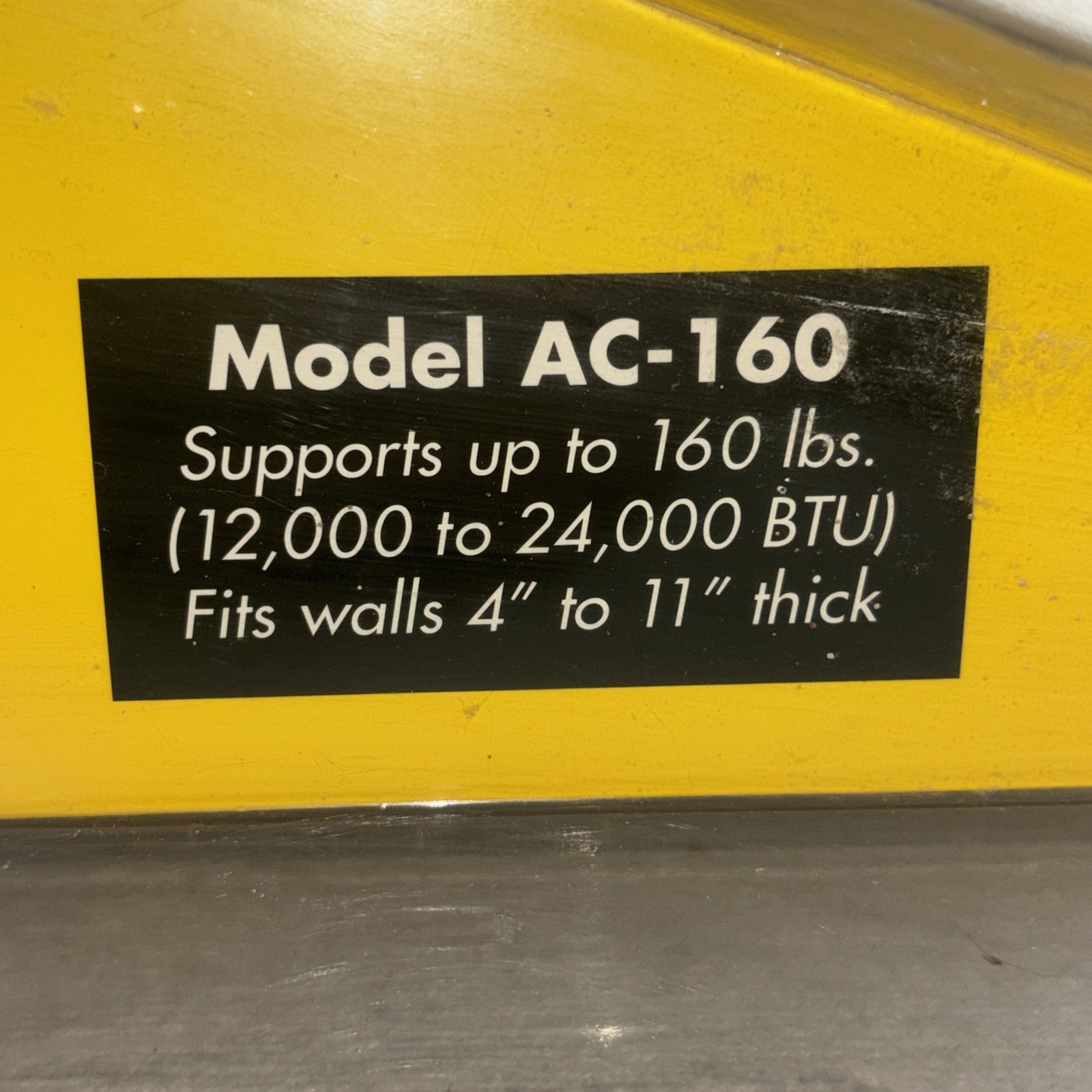 Heavy-Duty AC Brackets Air Conditioner Support Robust Stainless Steel- Up To 160
