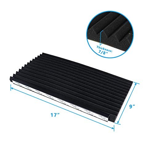 Window Air Conditioner Side Panels, AC Side Insulated Foam Panels, 17″ x 9″ x