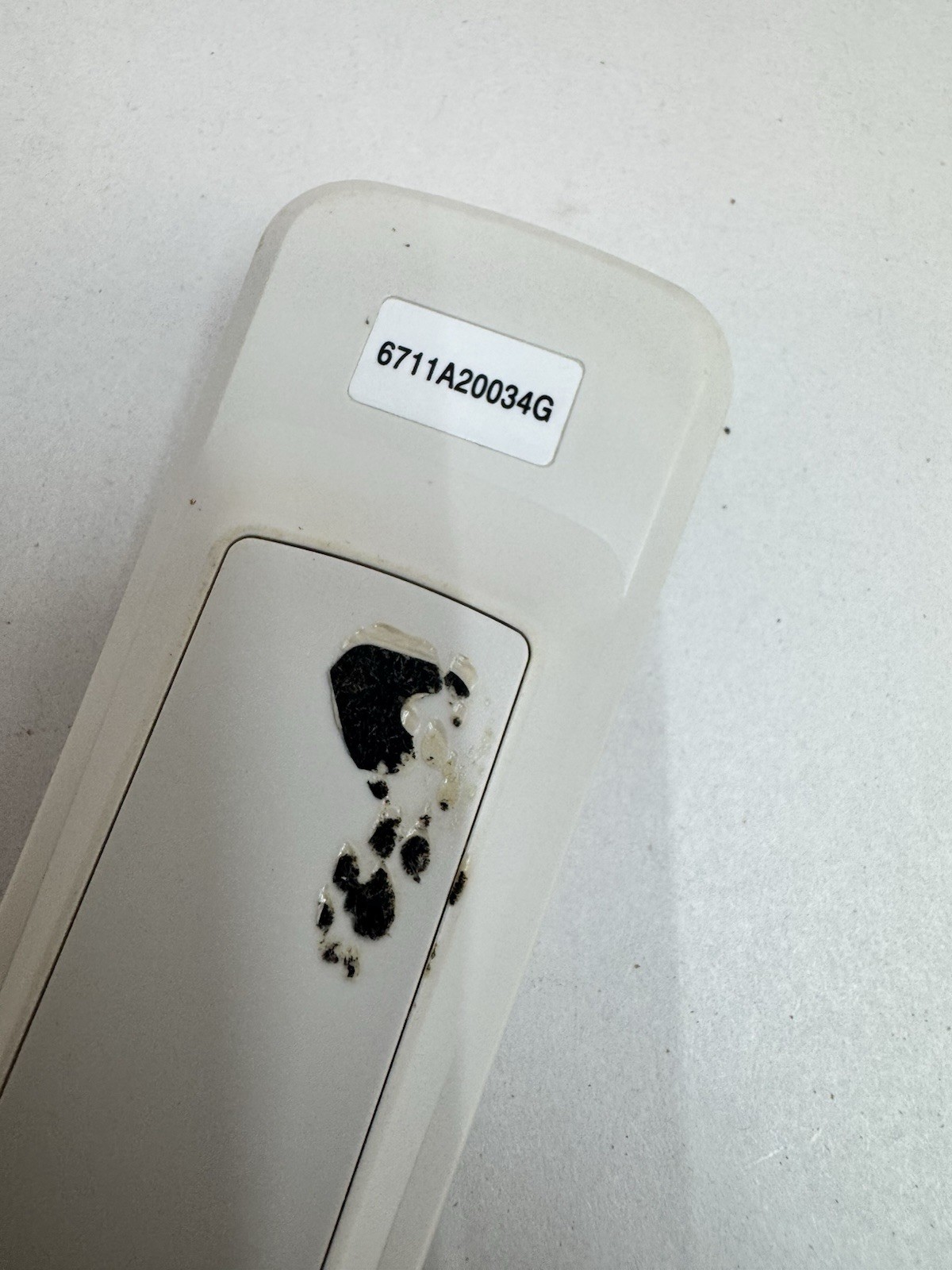 LG 6711A20034G Air Conditioner Remote Control OEM Replacement Tested Working
