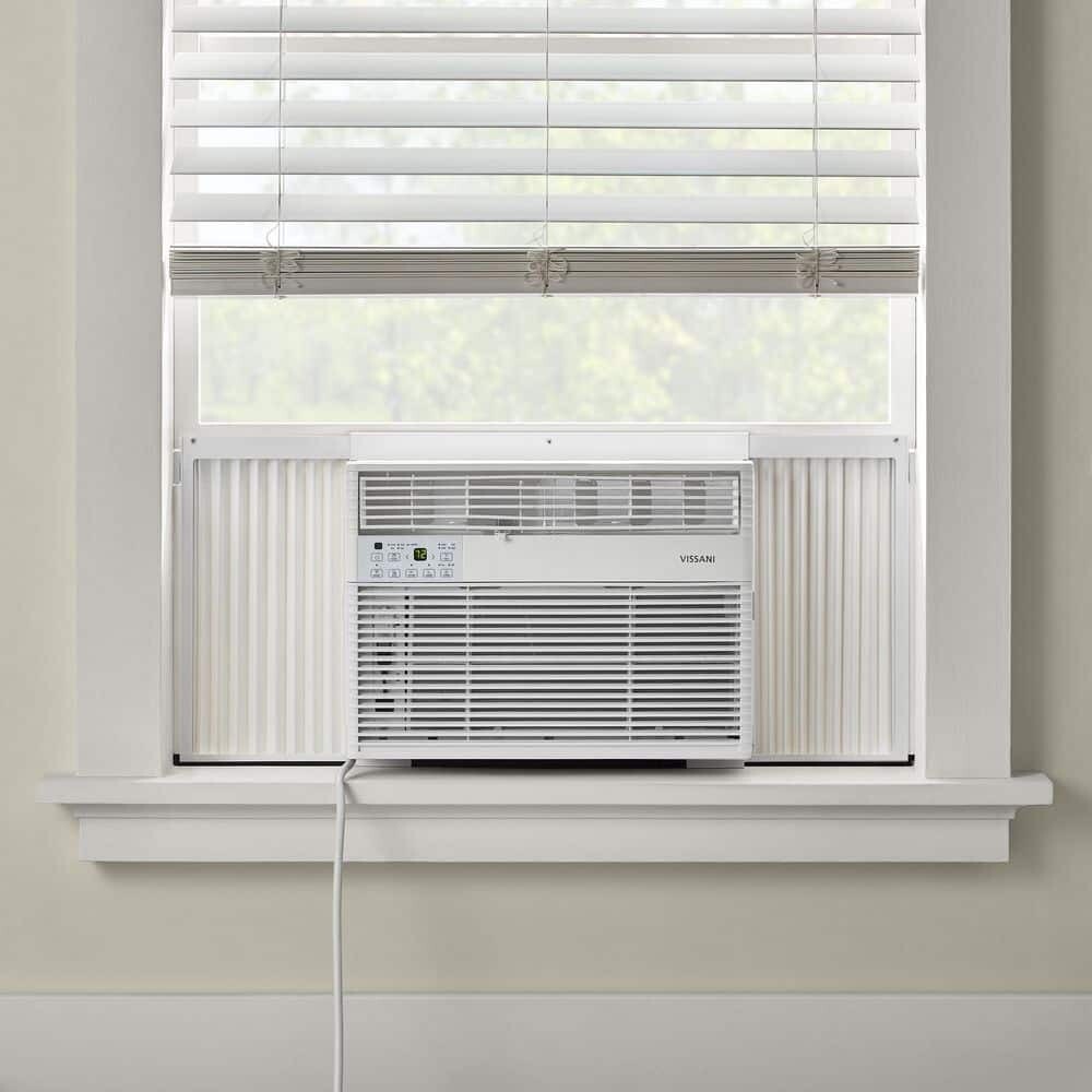 Vissani 12,000 BTU Window Air Conditioner Cools 550 sq. ft. White