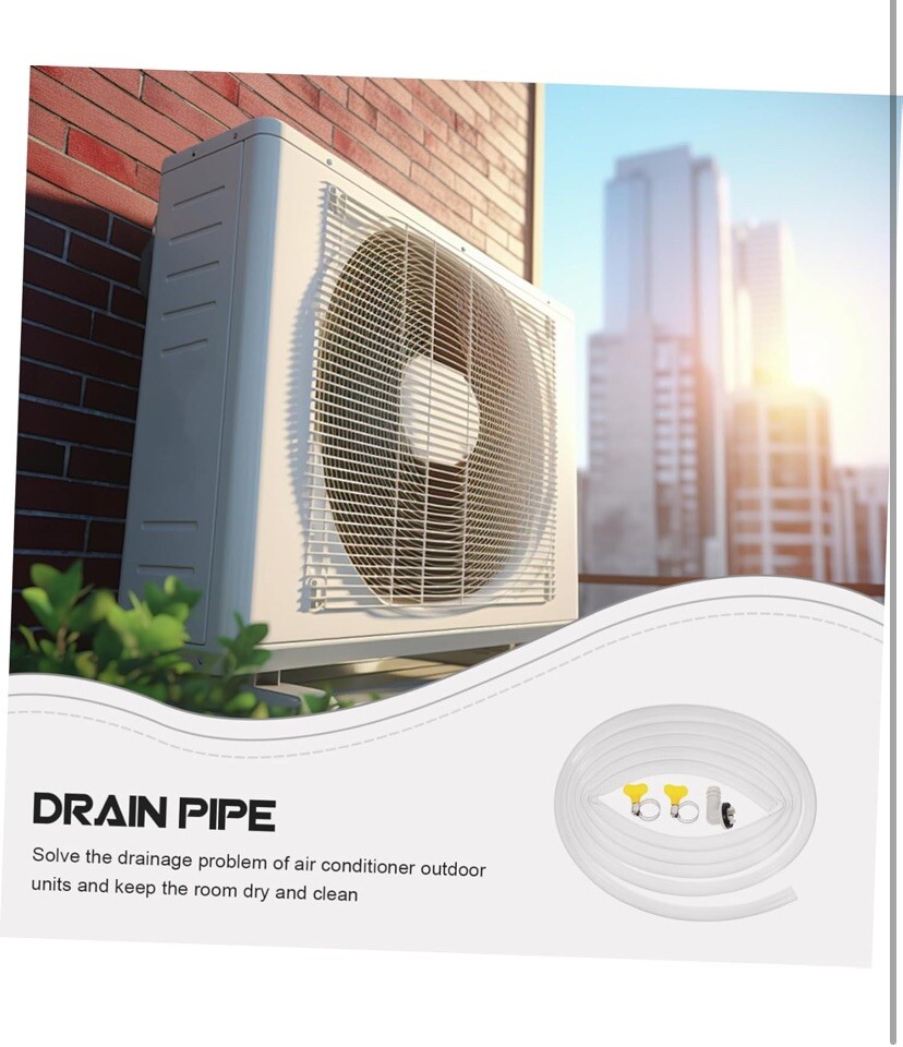 Sets Air Conditioning Drain Pipe Tools Drain Hose for Window….