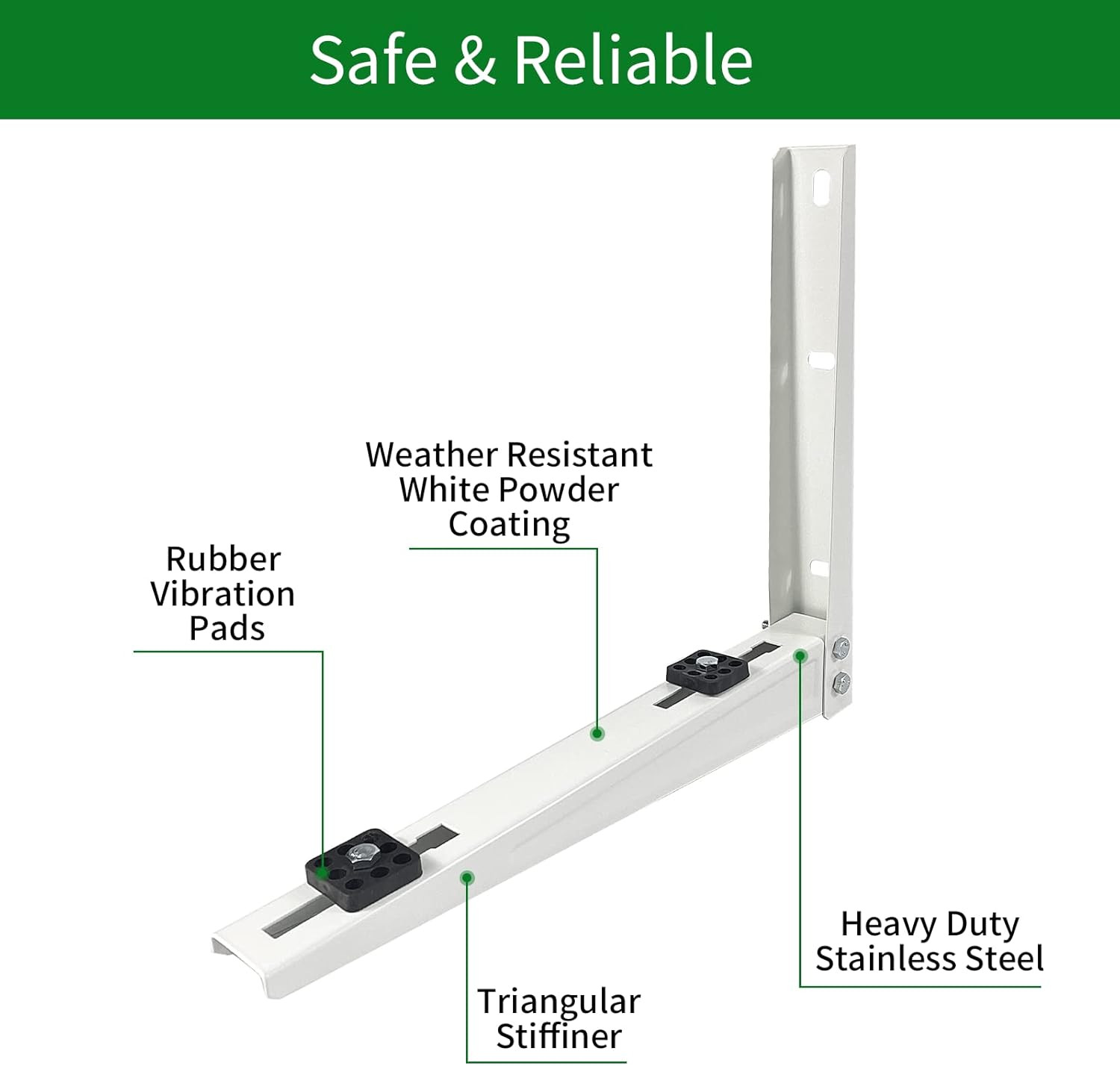 Air Conditioner Support Brackets, Mini Split Wall Mounting Window AC Bracket Sta