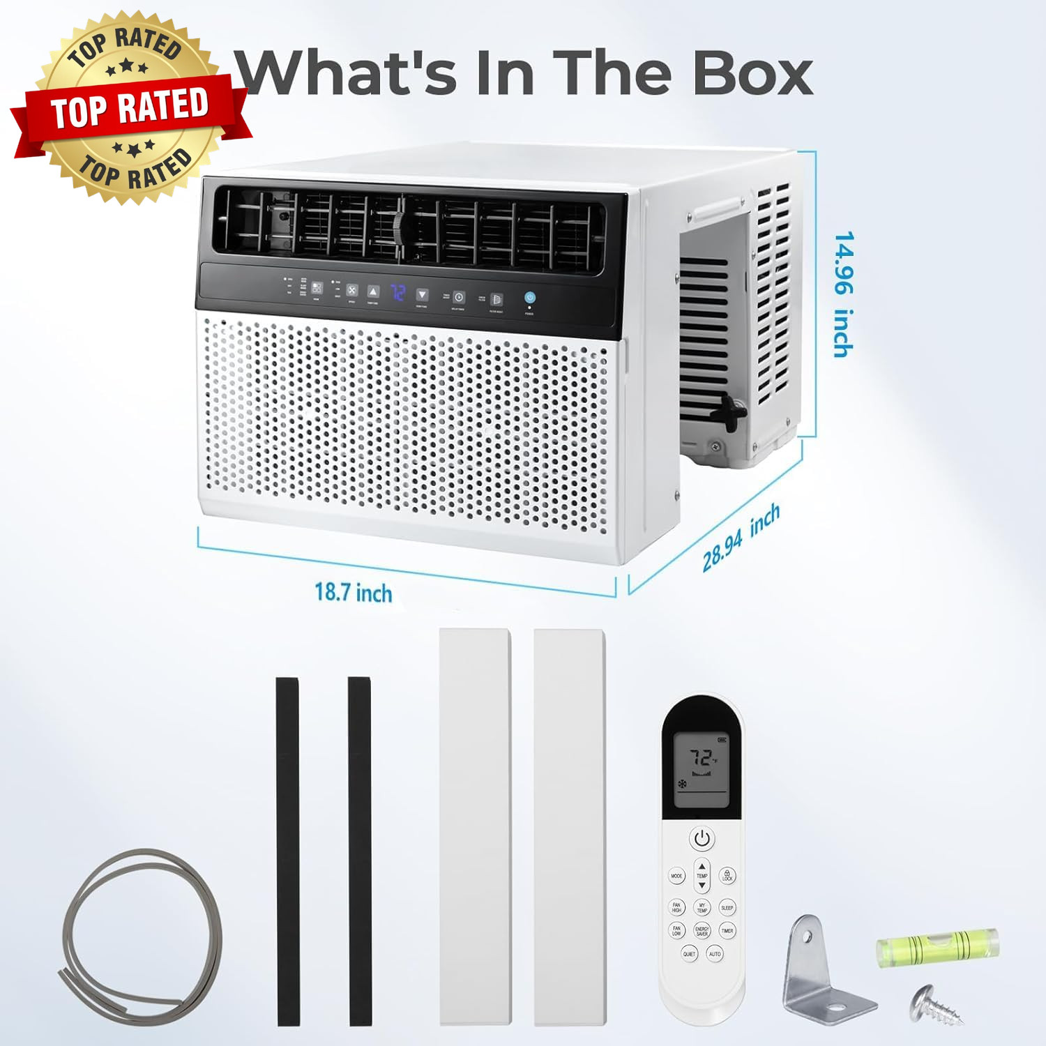 U-Shaped Window Air Conditioner,Window AC Unit Cools up to 450 Sq.Ft,Saddle Air