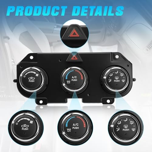 A/C Heater Climate Control Module Compatible with Ram 2500 3500 4500 5500#