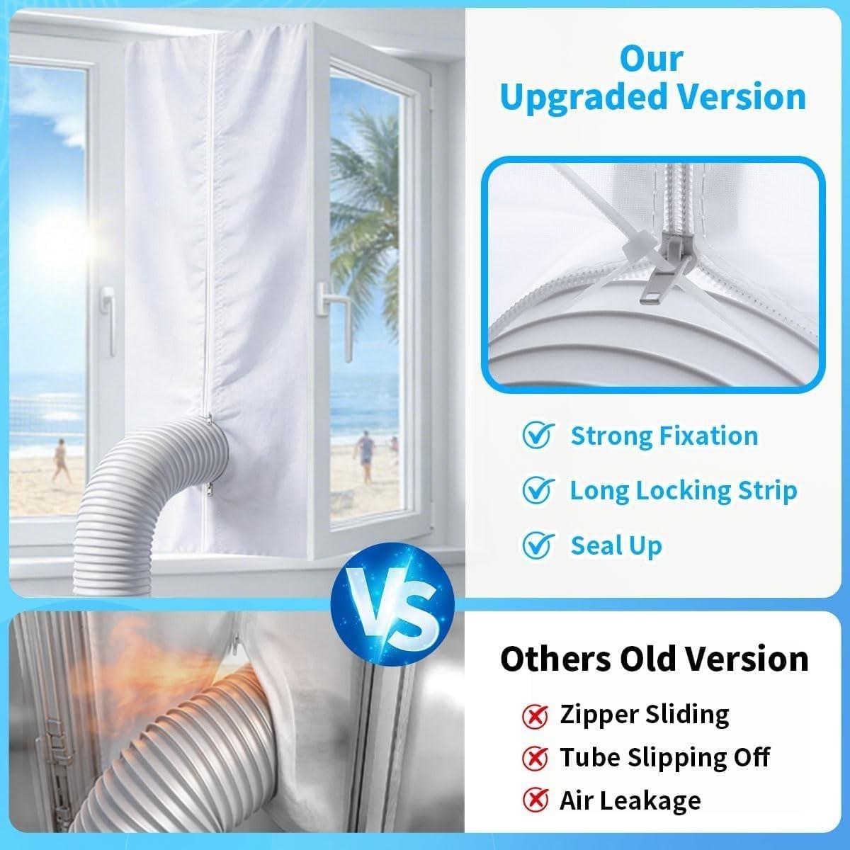 Energy-Saving Window Seal Kit for Portable Air Conditioners
