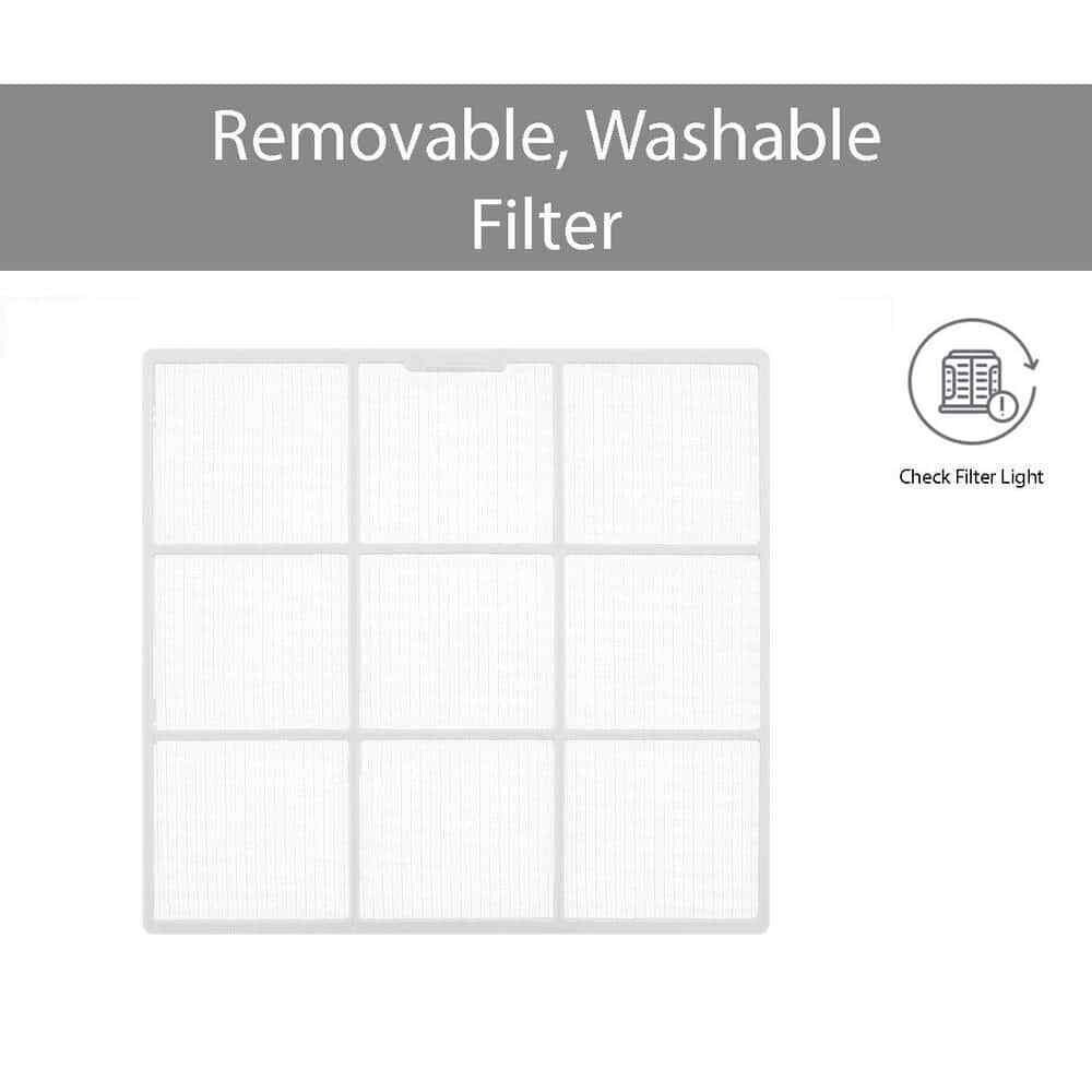 LG 12200 BTU 550 sq. ft. Window Air Conditioner with Heat