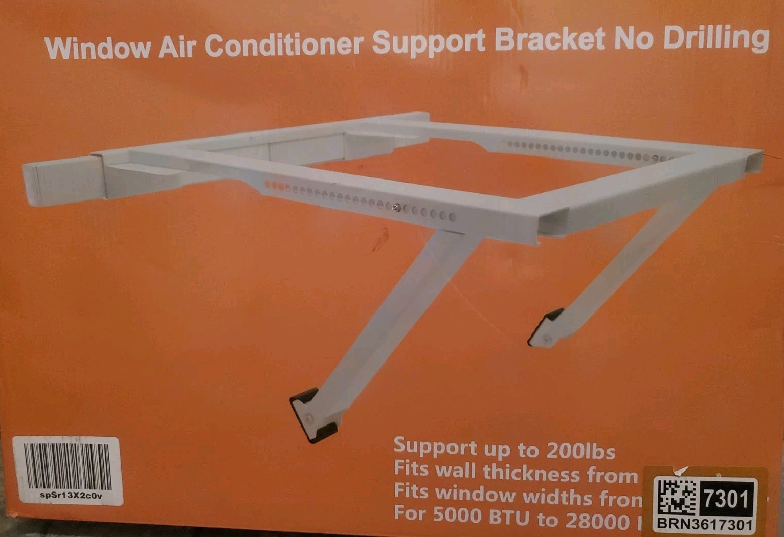 Heavy Duty Steel Air Conditioner Support Bracket AC Holds up to 200 lb No tools