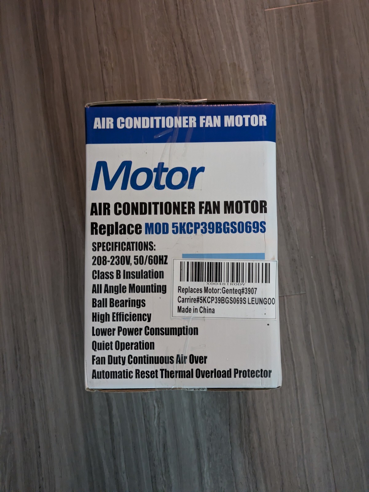 Air Conditioner Fan Motor Replacement Part Mod 5KCP39BGS069S