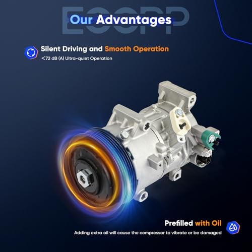 AC Compressor 2014-2022 for Toyota Corolla 1.8L Fast Cooling | 2017-2018 for