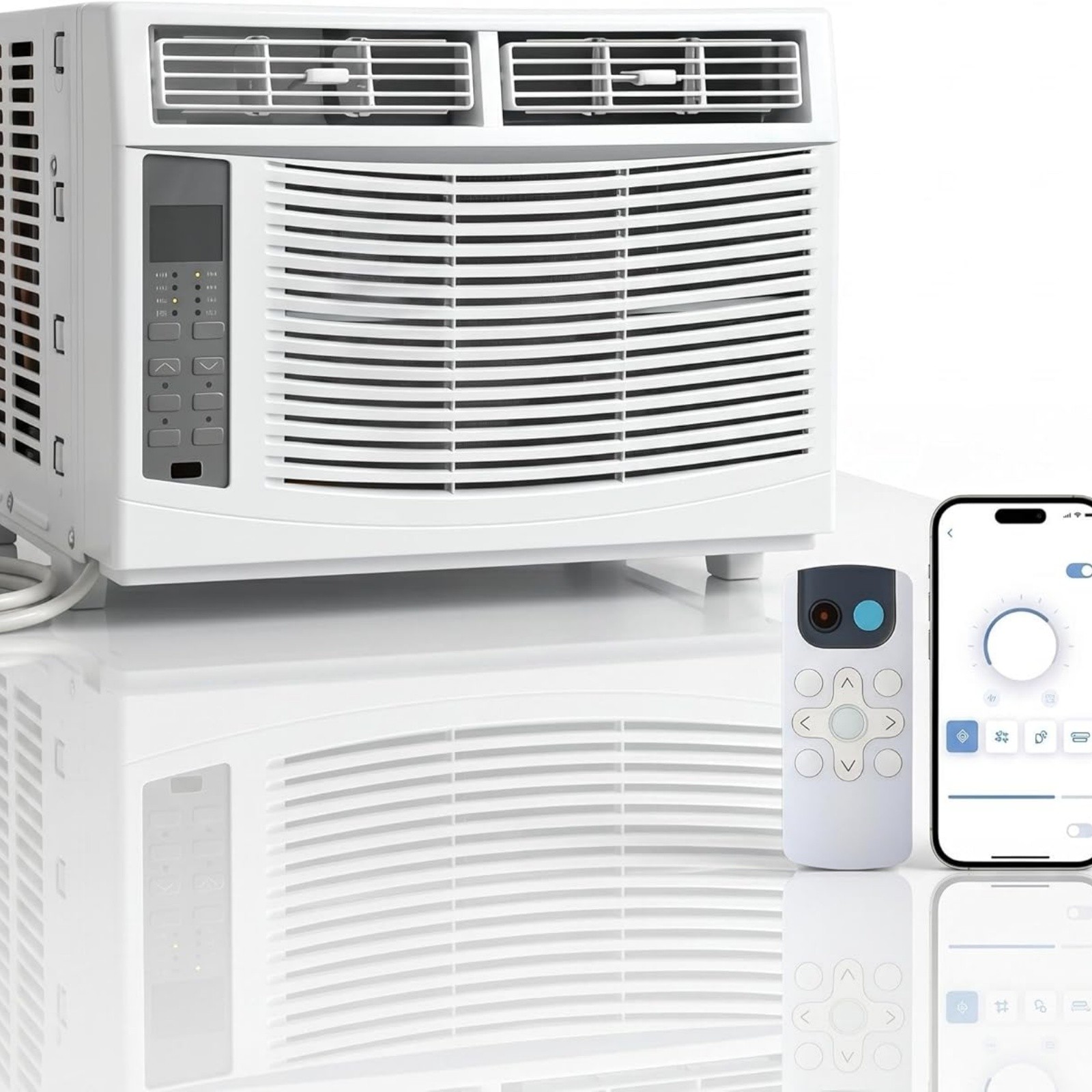✅6000 BTU Window Air Conditioner with WiFi Energy Efficient/Remote/Application