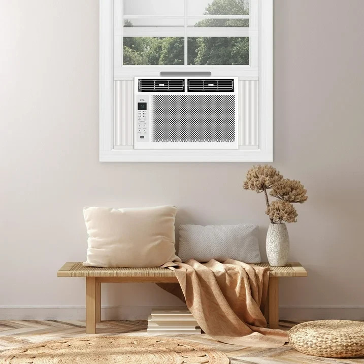 TCL 6,000 BTU Window Air Conditioner, 250 sq. ft., LED Display, Included Remote,