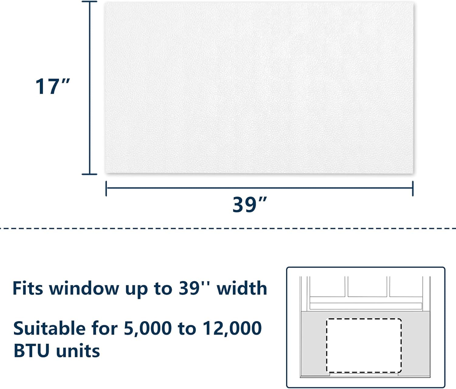 Window Air Conditioner Surround Foam Insulation Panels,AC Side Insulating Sun Bl