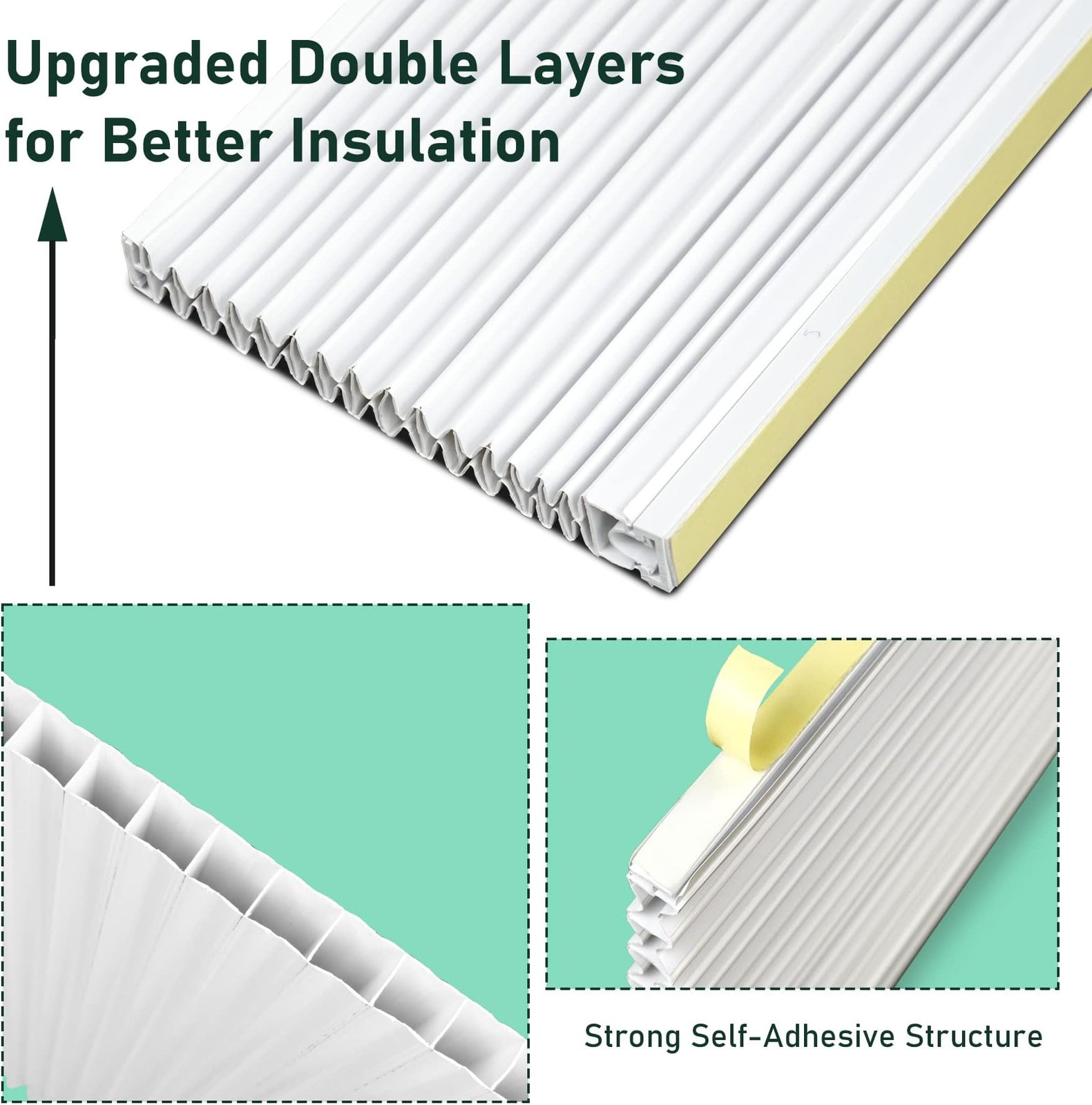 Flehomo Window Air Conditioner Side Panels with Double Layers, Adjustable Ins…