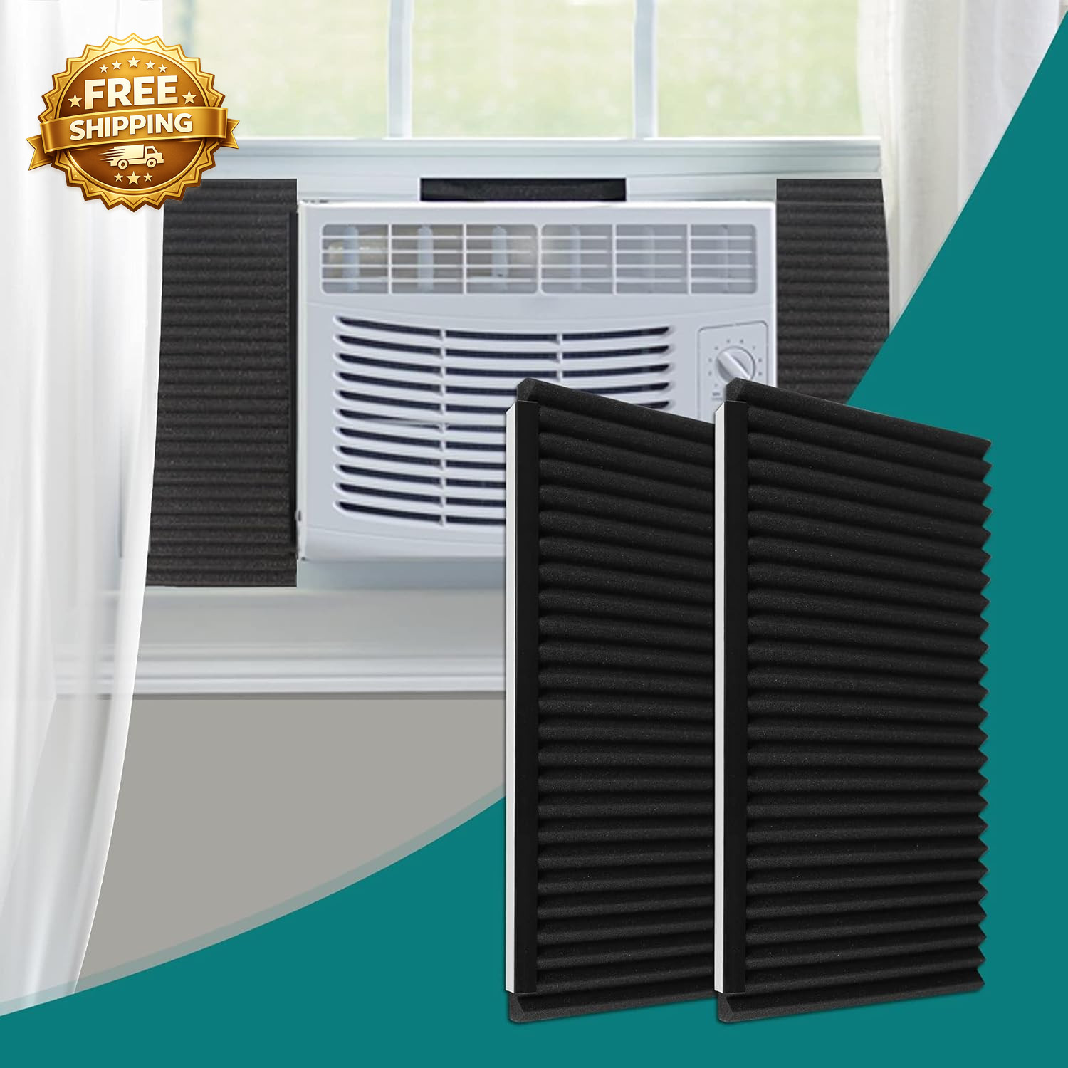 Window Air Conditioner Foam Insulating Panels Kits AC Units Insulation Side Pane