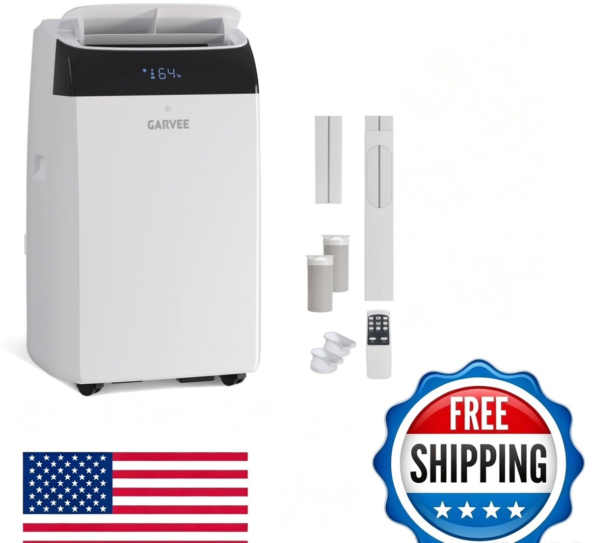 14,000 BTU Portable Air Conditioner Cools up to750 Sq.Ft, 3-in-1 AC Poartable AC
