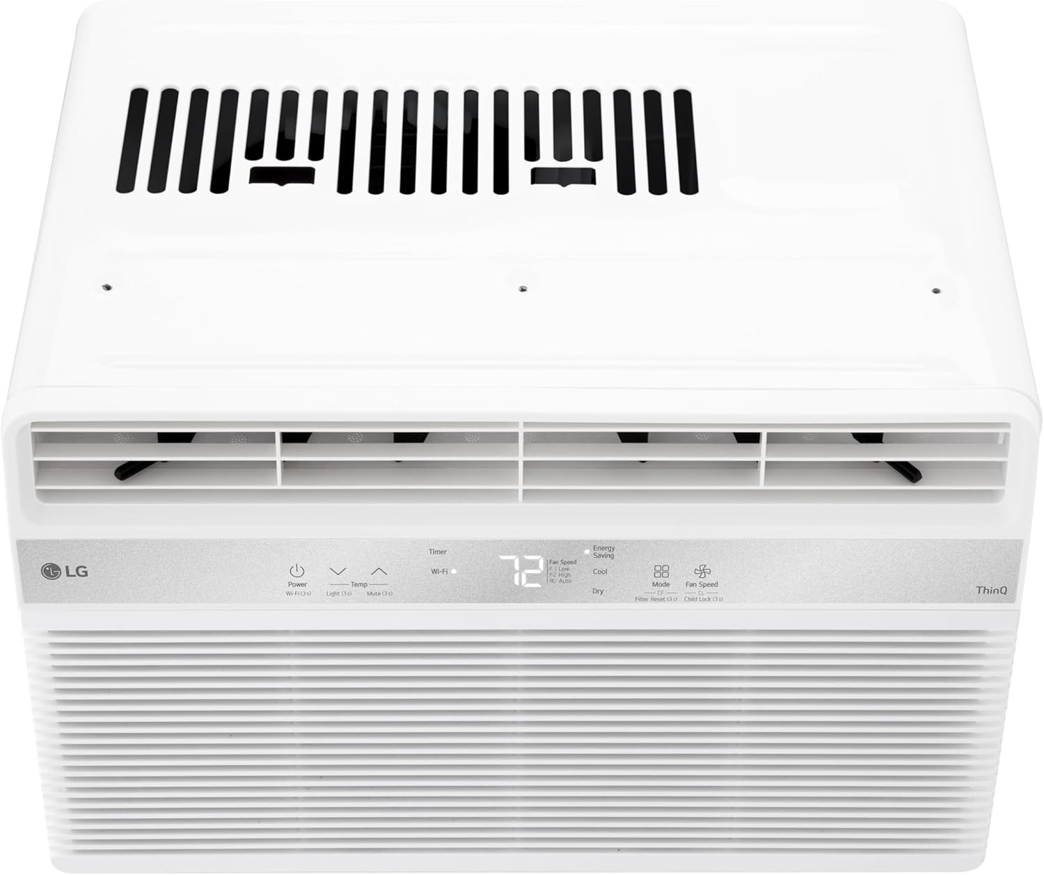 LG 6000 BTU Window Air Conditioner[2024 New] Remote Control, Wifi Enabled Works