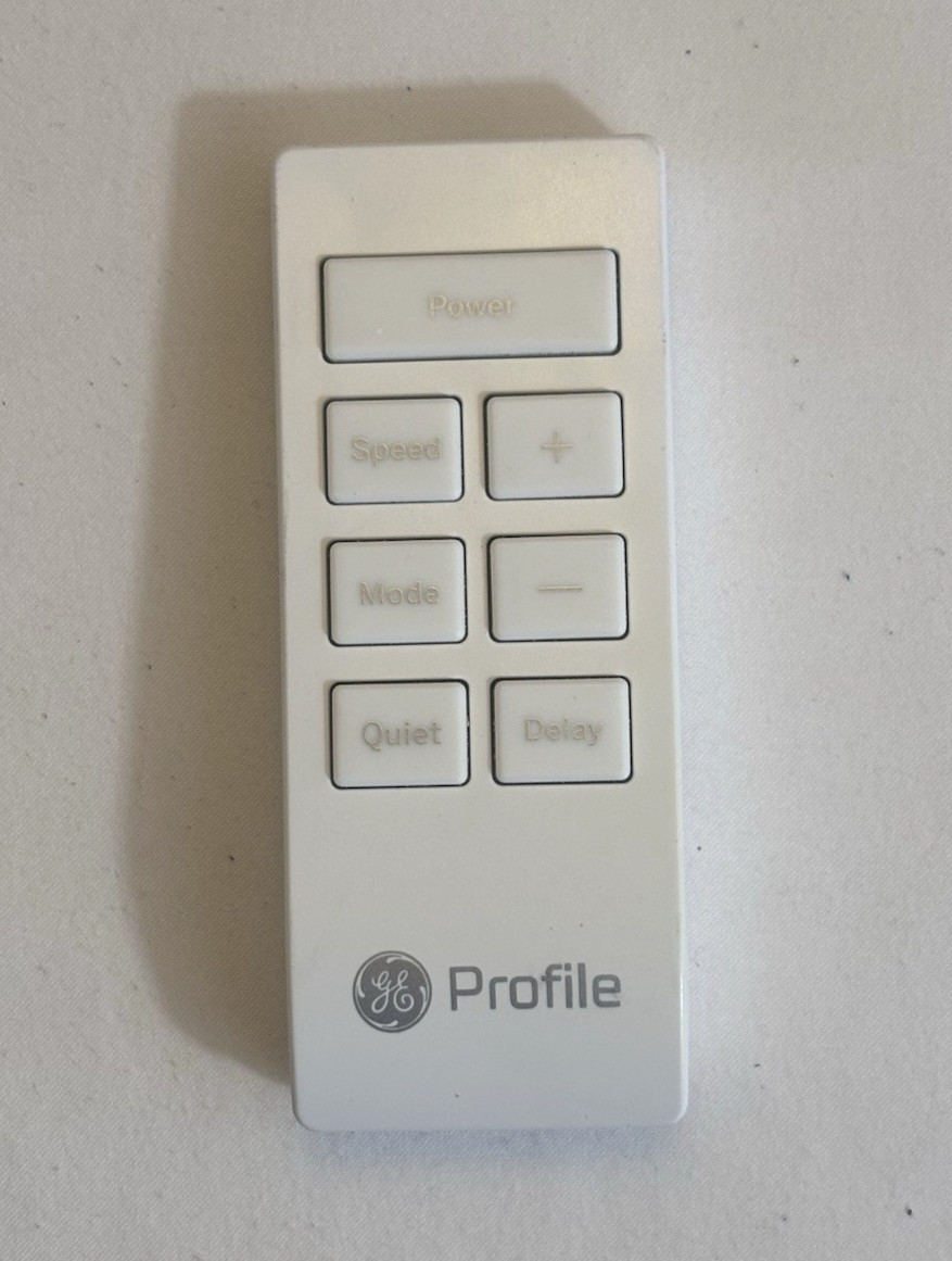 GE Profile Air Conditioner Remote Control Quiet Delay Speed Mode White