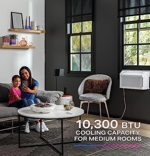 Ultra Quiet 10,300 BTU Inverter Air Conditioner for Medium Rooms – WiFi Control