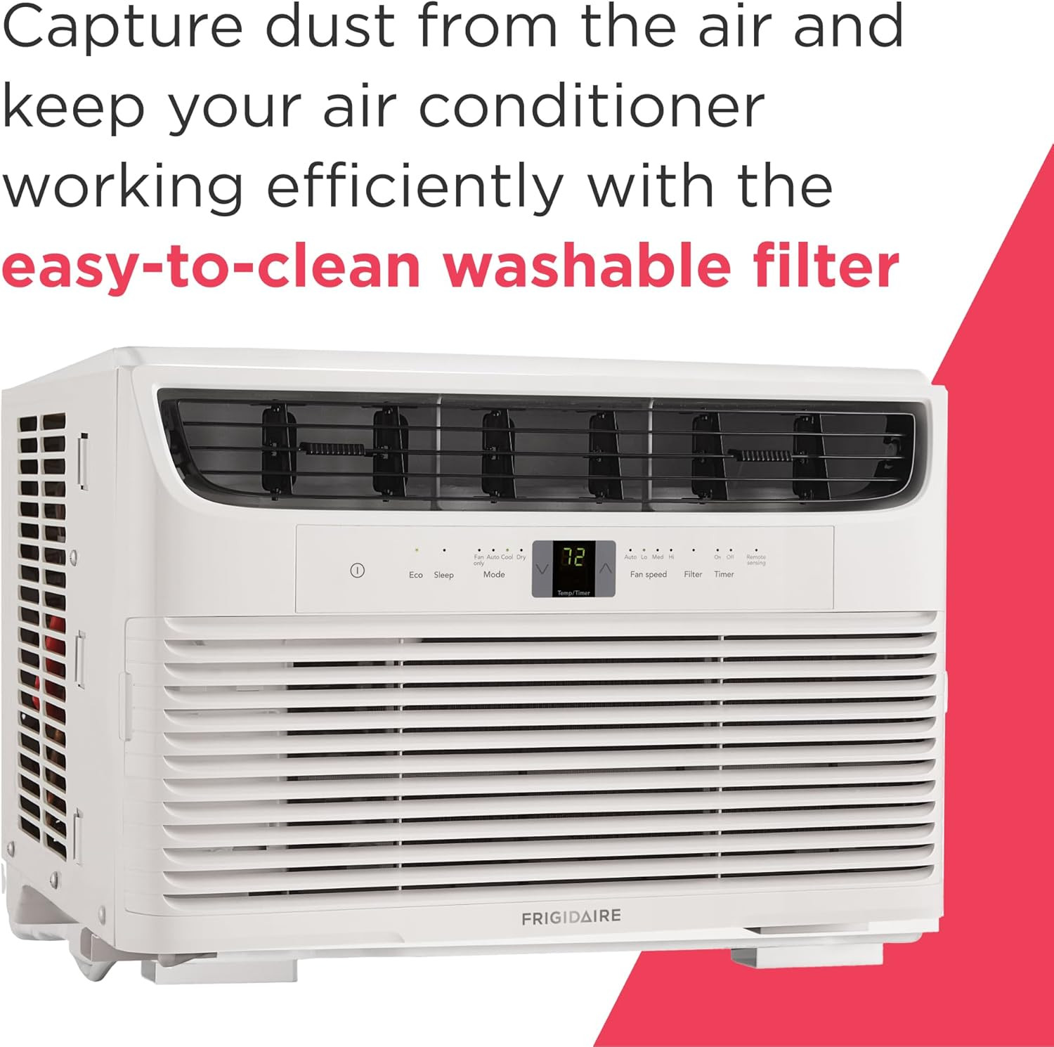 Frigidaire 8,000 BTU Window Air Conditioner with Remote Control, Cools up to 350