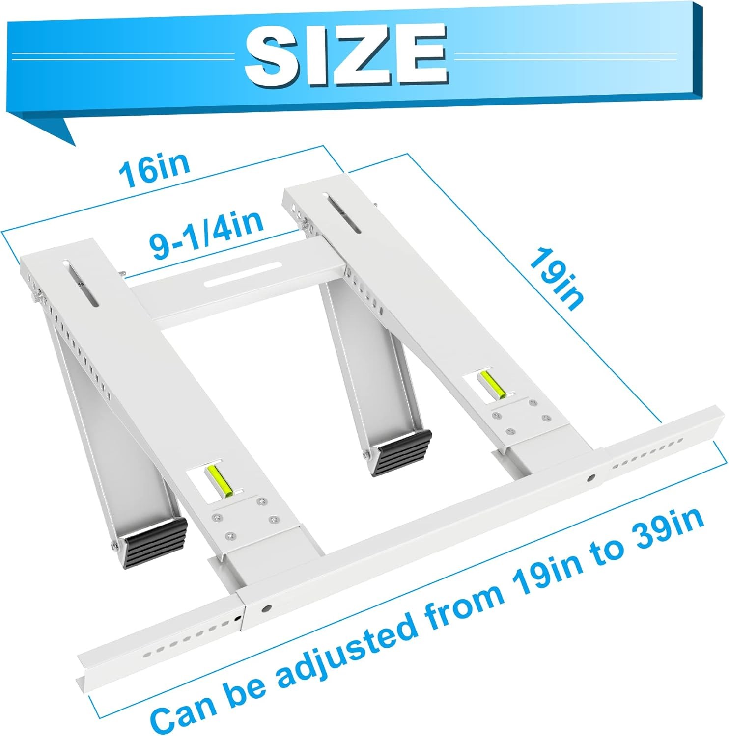 Window Air Conditioner Bracket No Drill AC Support Up to 200 lbs Drill less