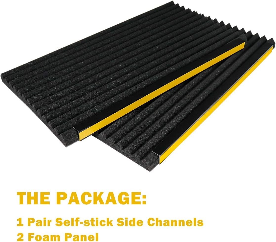Durable Foam Insulation Panels for Window AC Units | Black, 17in x 9in x 0.87in