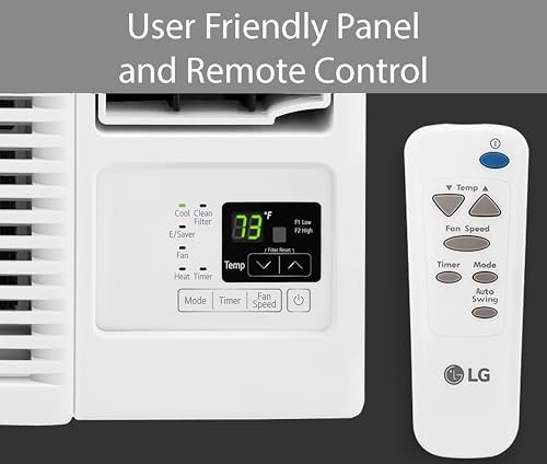 WHITE – LG 18,000 BTU WINDOW AC COOL HEAT W/REMOTE 208V R32 LW1823HR