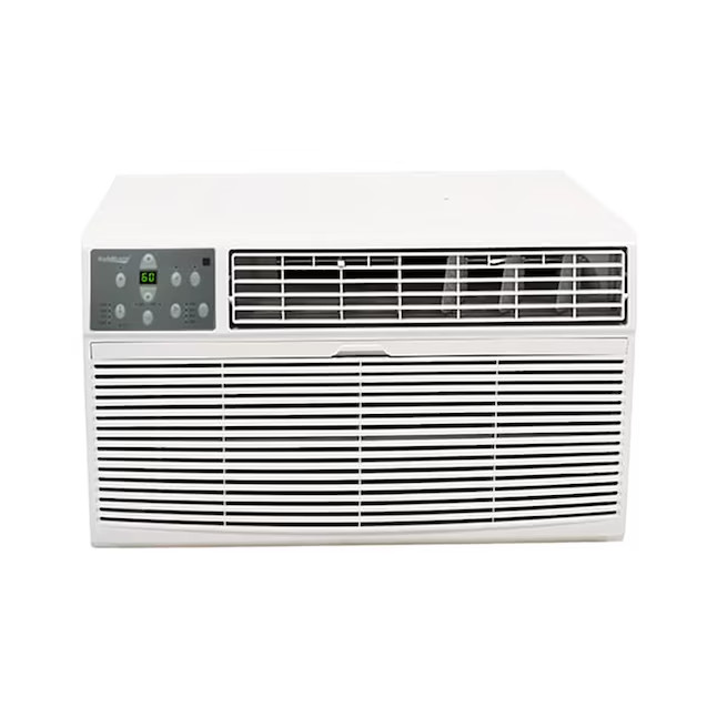 Koldfront 8000-BTU 115-Volt White Through-the-Wall Air Conditioner and Heat