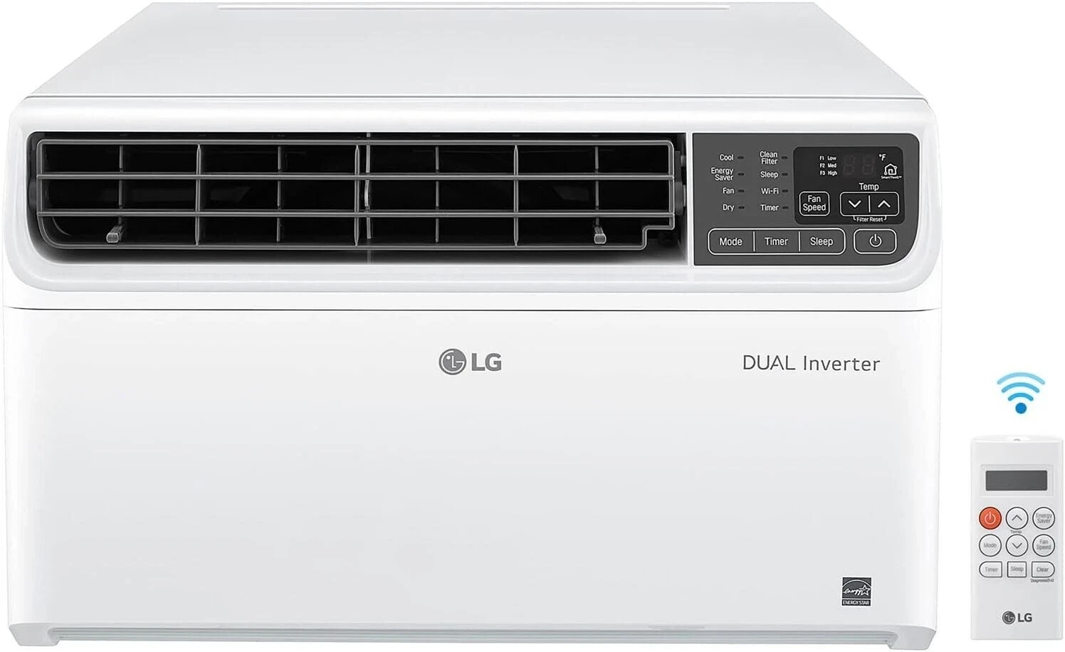 LG 18,000 BTU 1,000 Sq Ft Smart Window Air Conditioner w/ Remote