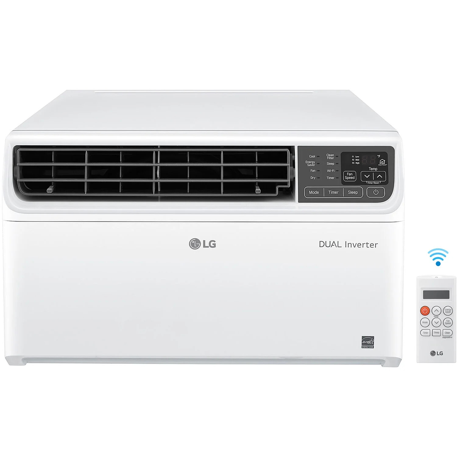 LG LW8022IVSM 8,000 BTU DUAL Inverter Smart Window Air Conditioner with remote