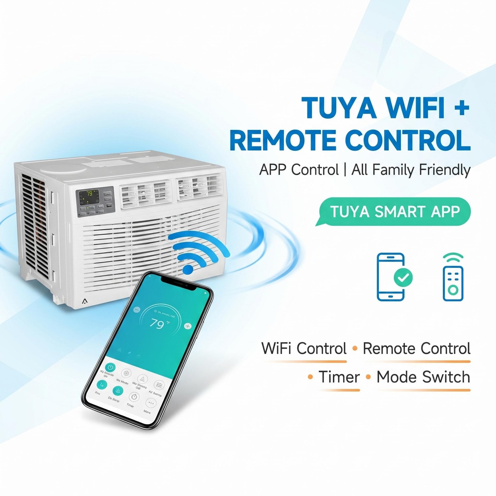 8,000 BTU Window Conditioner,Cool Rooms Up to 350 Sq.Ft.,Window AC Unit with …