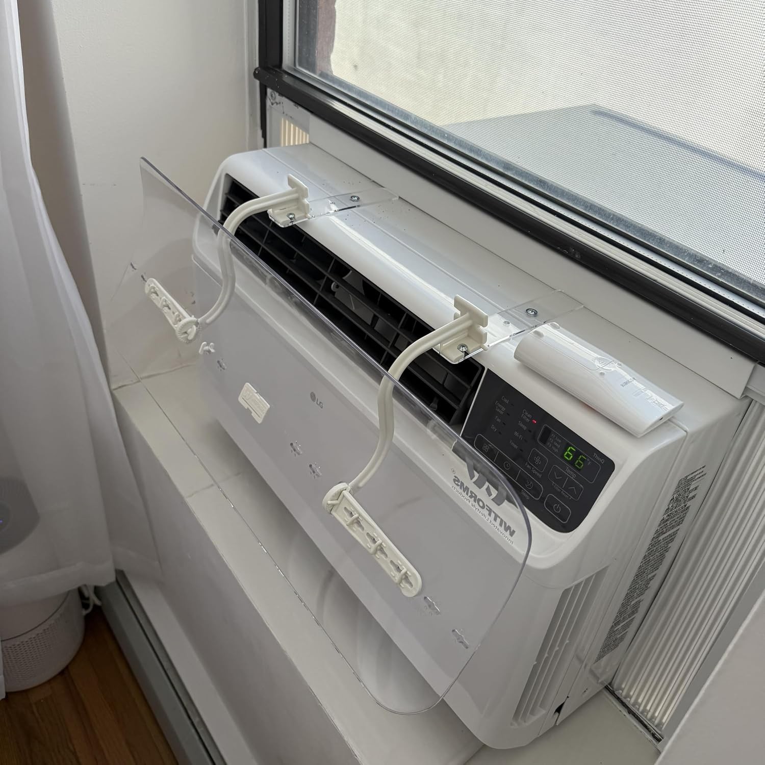 WITFORMS Window AC Air Deflector – 24″ Length for TOP VENT Window Units ONLY – T