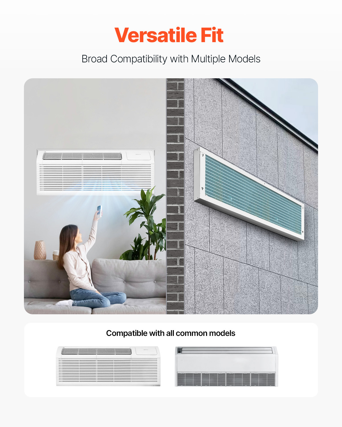 Uimoso Air Conditioner Wall Sleeve 42 in for Universal Through the Wall AC