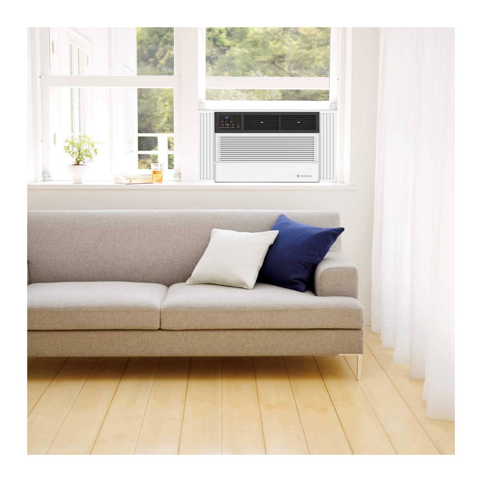 Friedrich CCF06B10C Chill Premier 6000 BTU Smart WiFi White Room Air Conditioner