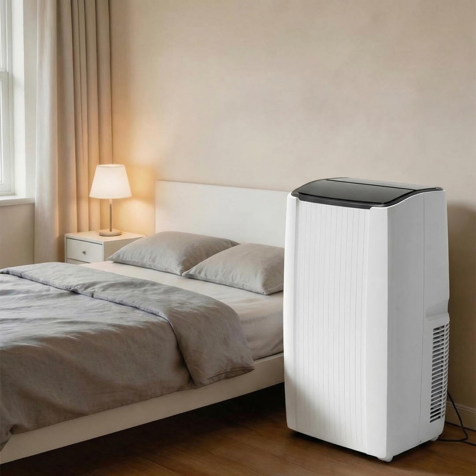 Powerful 12000 BTU Portable Air Conditioner 3-in-1 Cooling, Dehumidifier & Fan