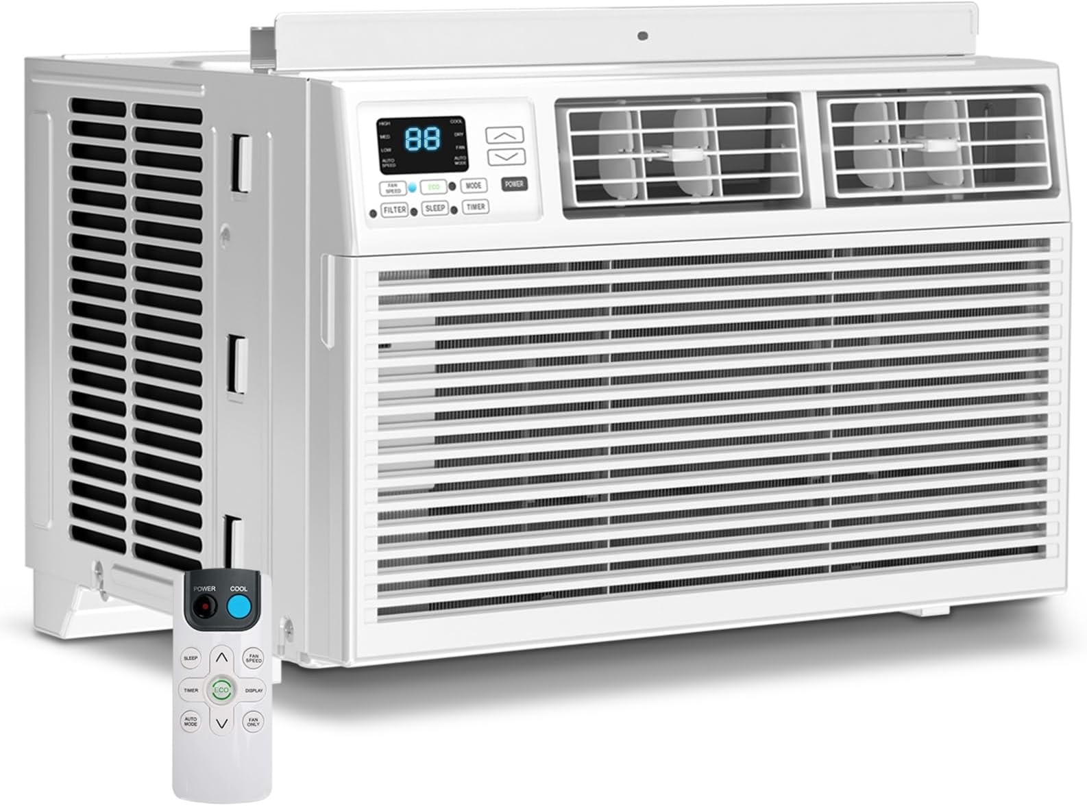 Electactic Window Air Conditioner, 8000 BTU Window AC Unit, Cool Rooms up to …