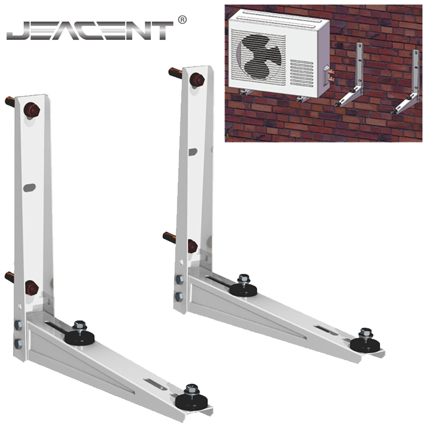 Ductless Mini Split AC Wall Mount Bracket for 7000-15000 BTU Units – Heavy Duty