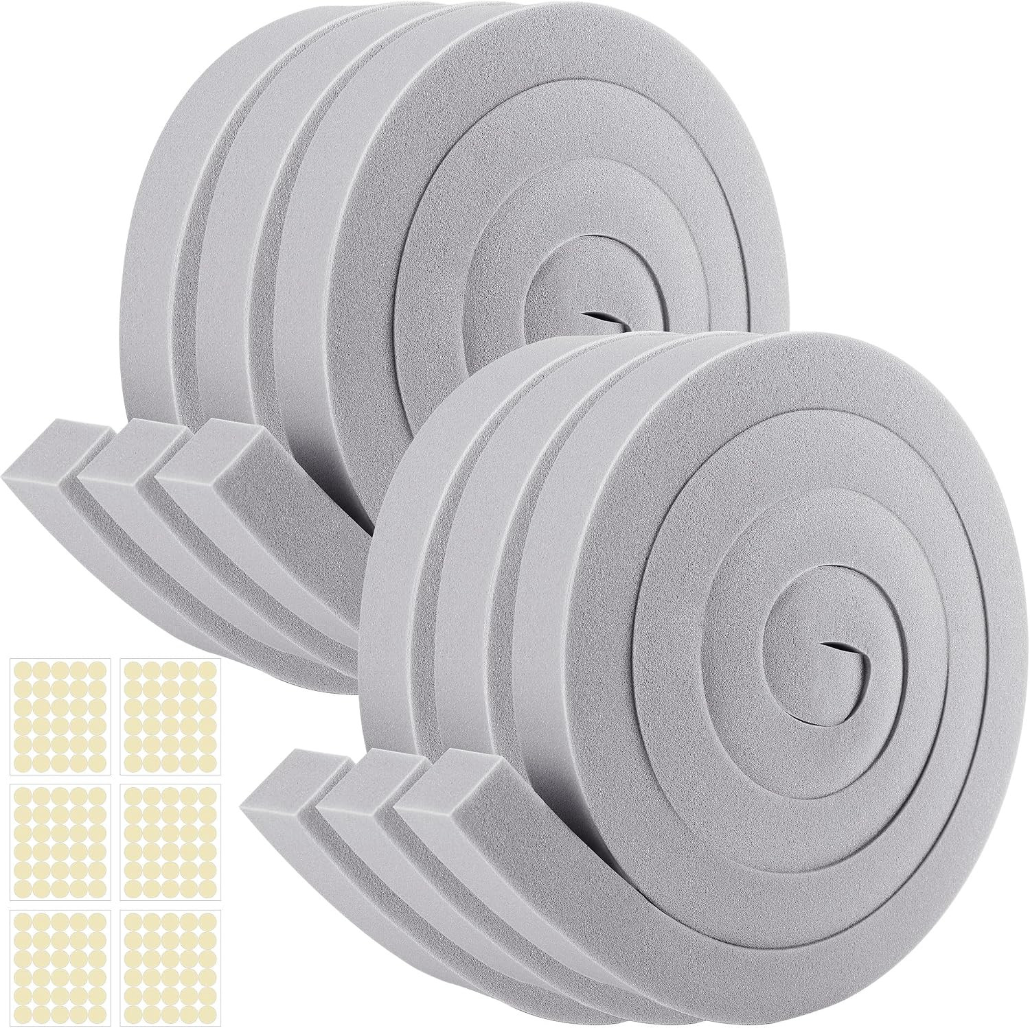 6 Pcs Foam Air Conditioner Weatherseal Tape-1” X 1” X 6.5Ft Air Conditioner Fo