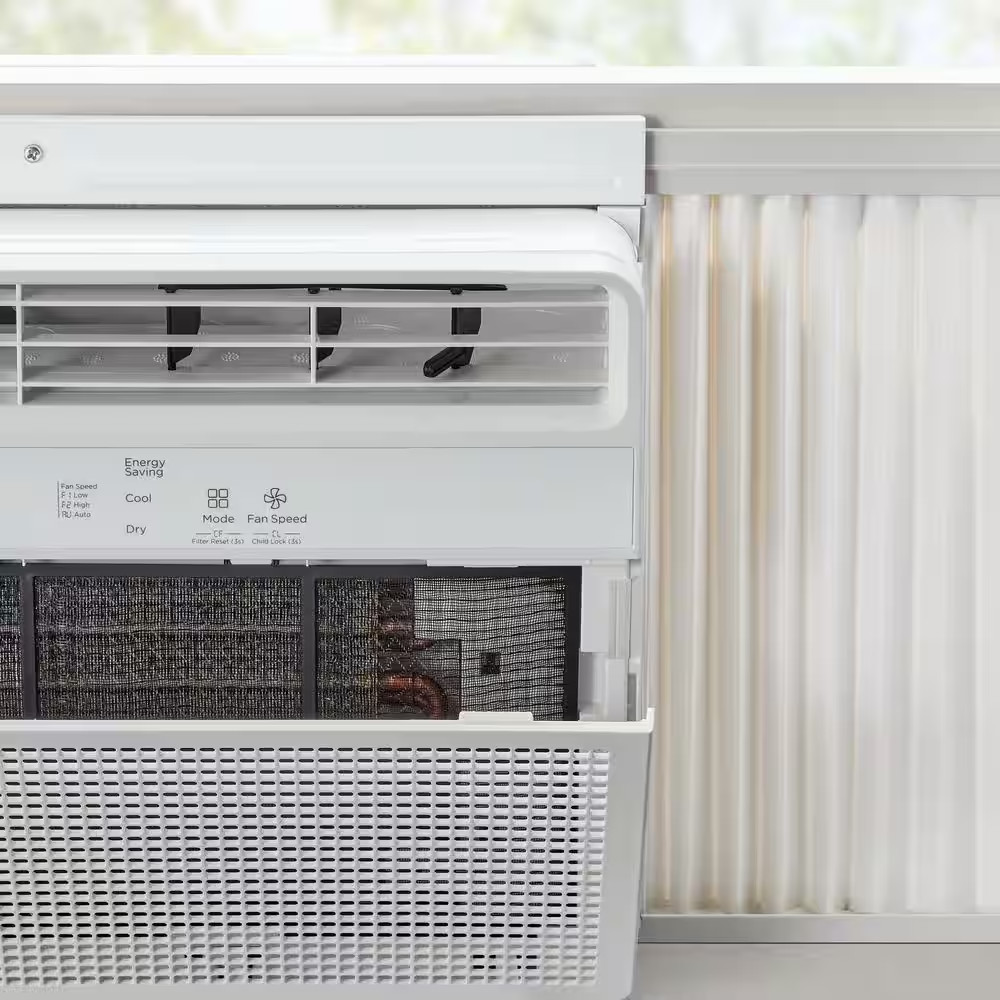 5,000 BTU 115-Volt Window Air Conditioner Cools 150 Sq. Ft. with Remote and Dehu