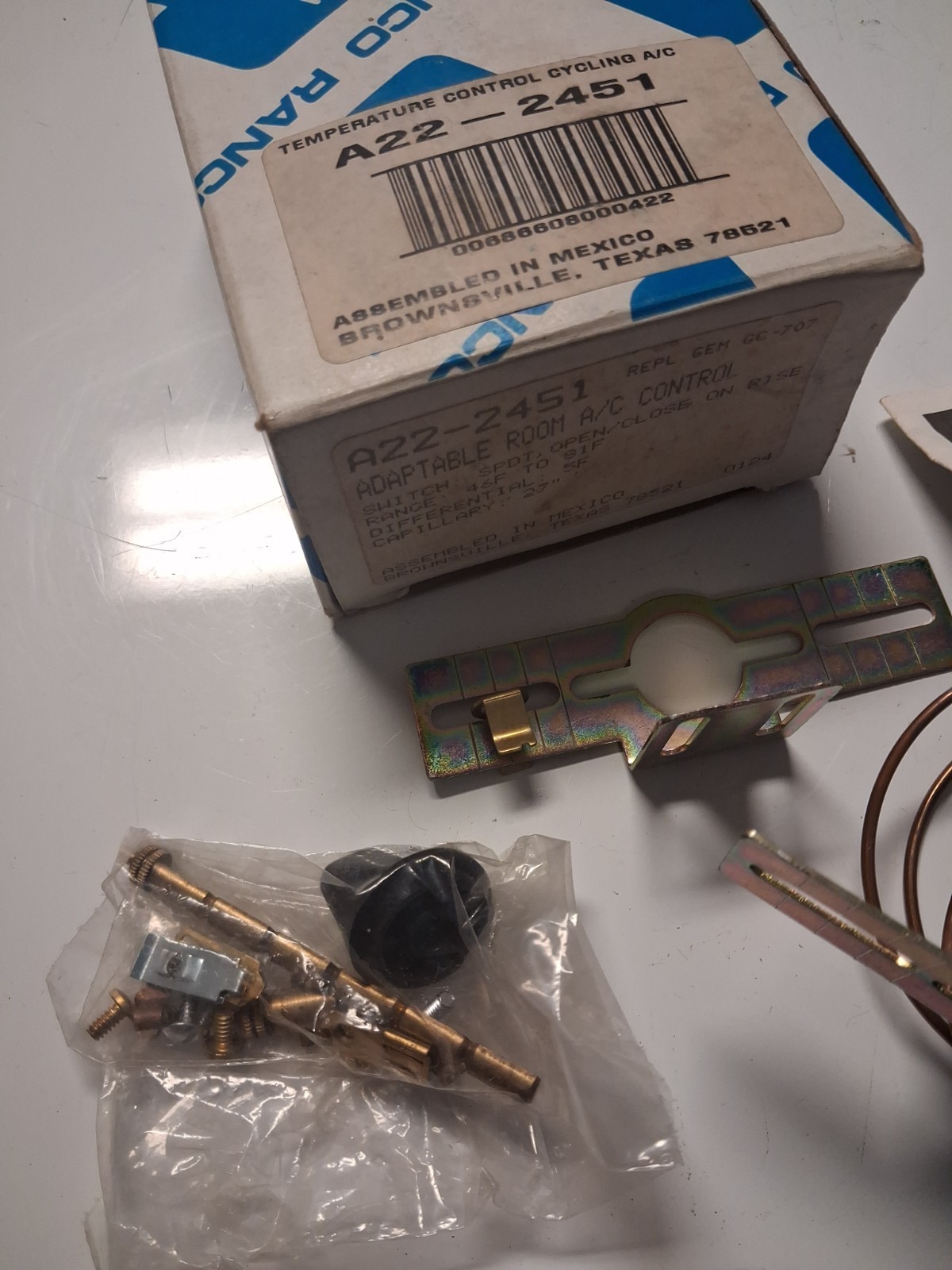 Ranco Temperature Control Cycling A/C A22-2453 Adaptable Room A/C Control