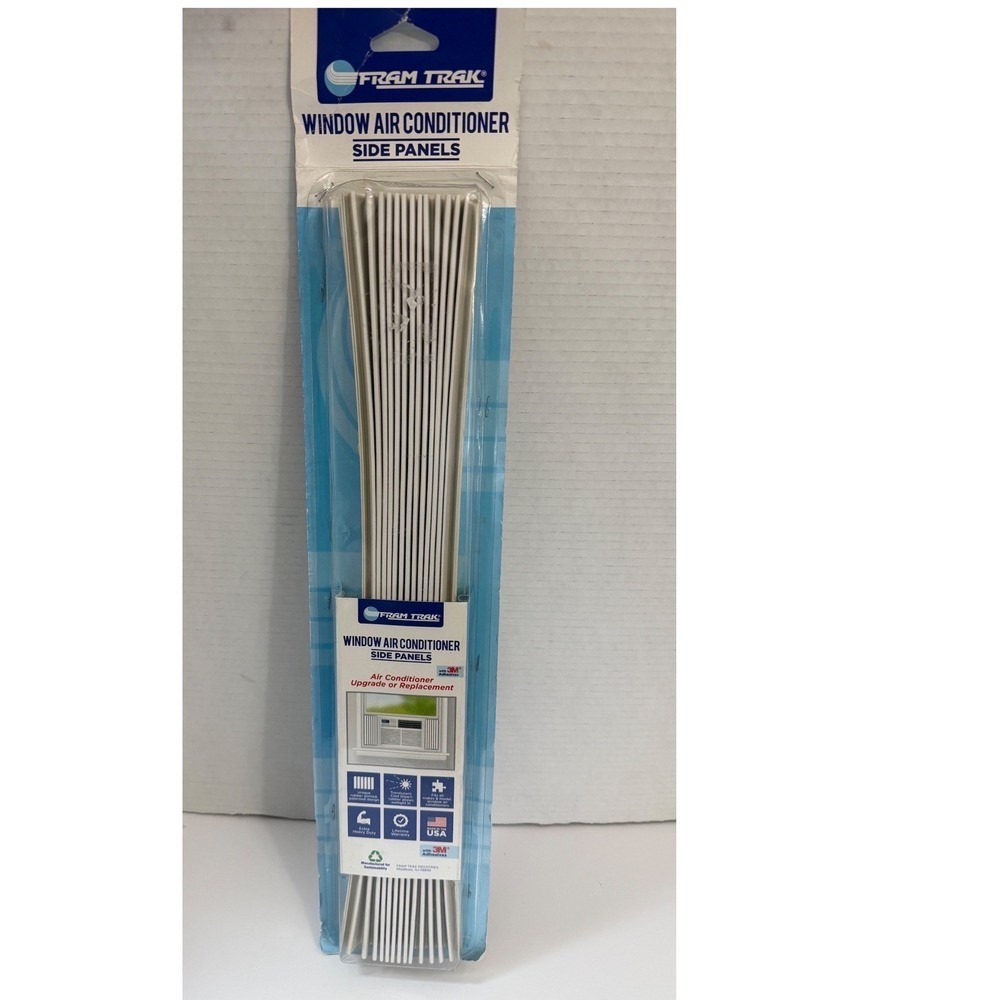1 Fram Trak Window Air Conditioner Side Panel Replacement Kit 3M Adhesives 19×12
