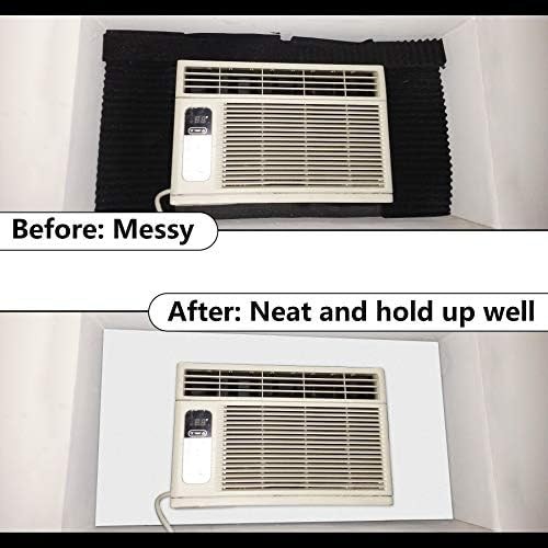 BJADE’S Window Air Conditioner Side Insulated Foam Panel, One-piece Full Surr…
