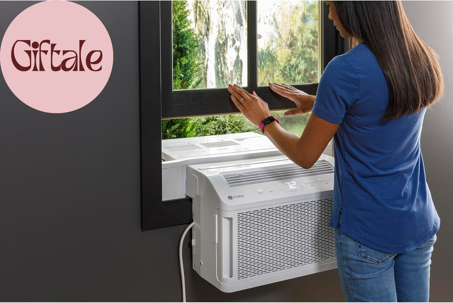 GE Clearview Inverter Window Air Conditioner Unit, 12,200 BTU, Energy Efficient