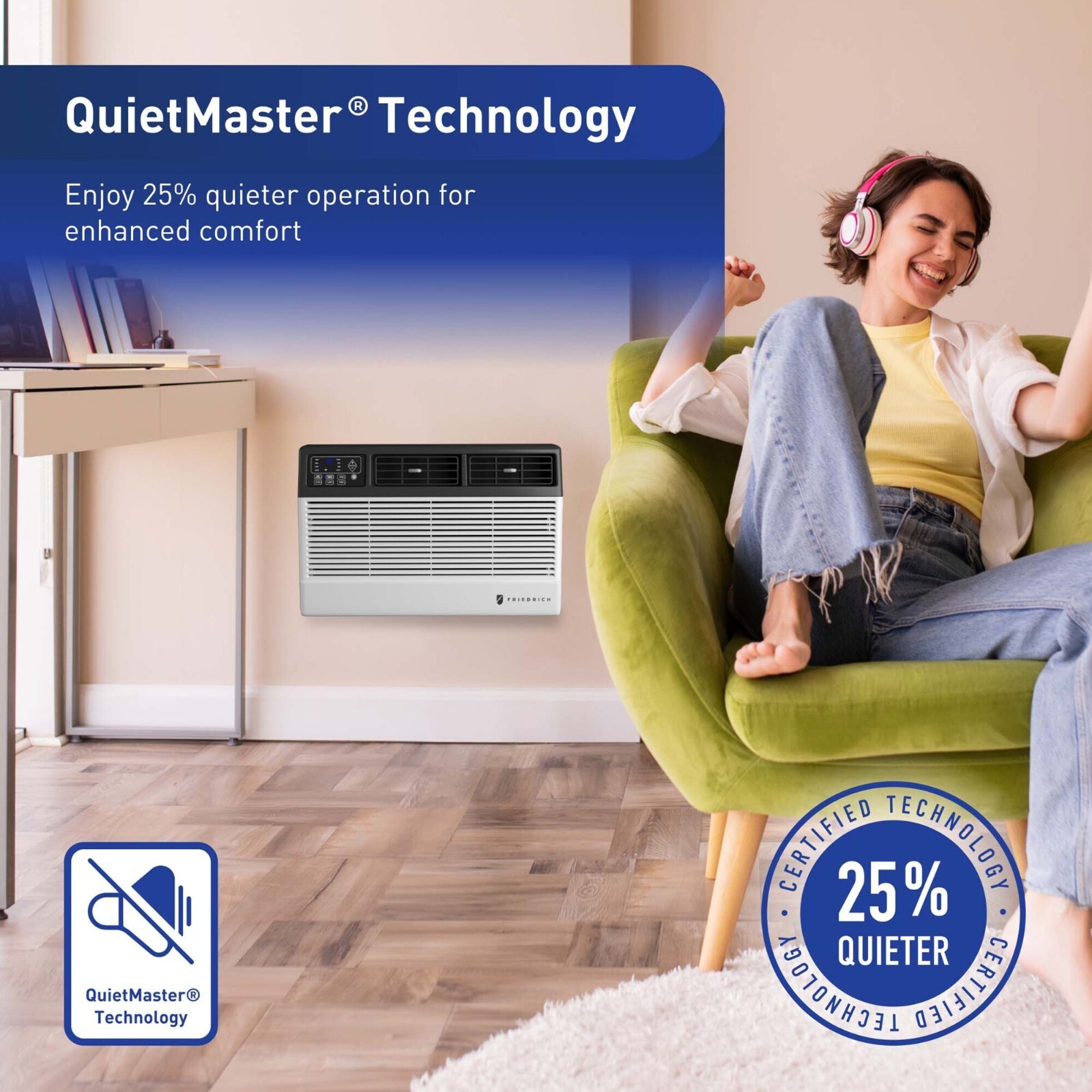 Friedrich 6,000 BTU Window Smart Air Conditioner w/ Remote