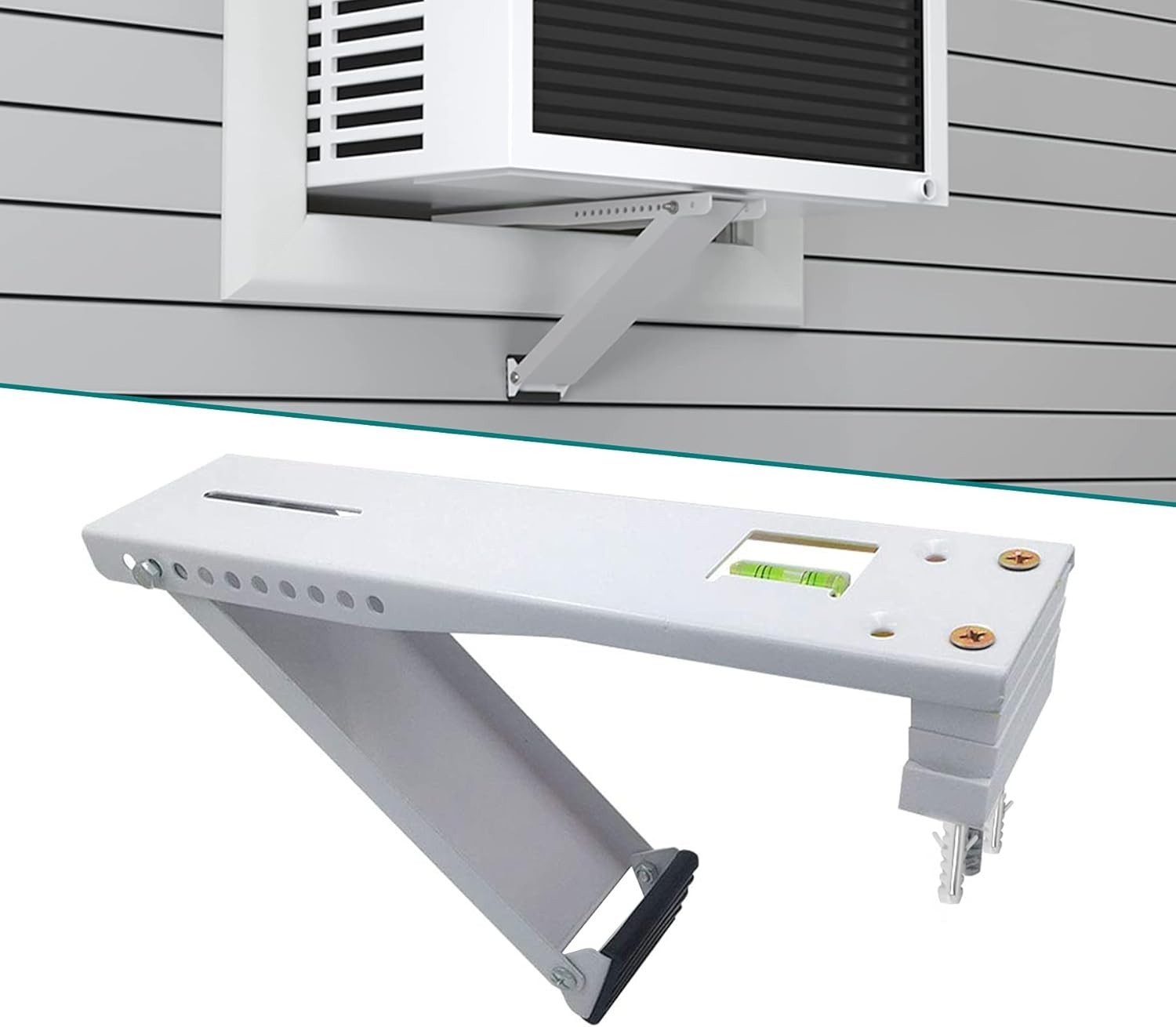 Sturdy Alloy Steel A/C Support Bracket – Fast Indoor Installation, No Damage!