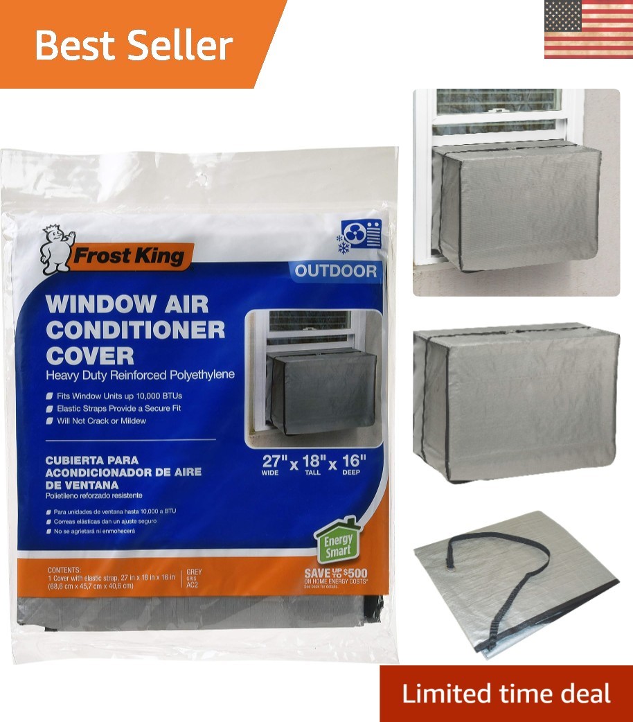 Water-Resistant Silver AC Cover 18x27x16 – Secureing Your AC Unit from Damage