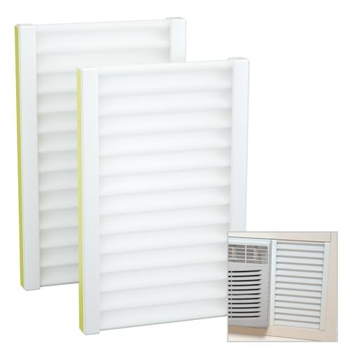 Window Air Conditioner Side Insulating Foam Panel Seal 11×17 Inches 2 Pack