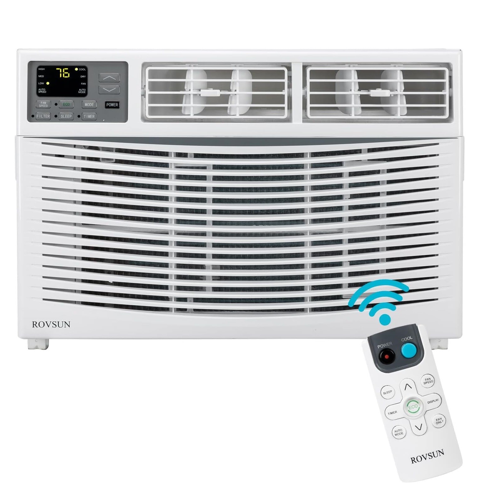 ROVSUN 18000 BTU Window Air Conditioner, AC Unit with Timer Remote 230V